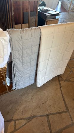 Two Weighted Blankets Twin Size…One Is UGG Brand