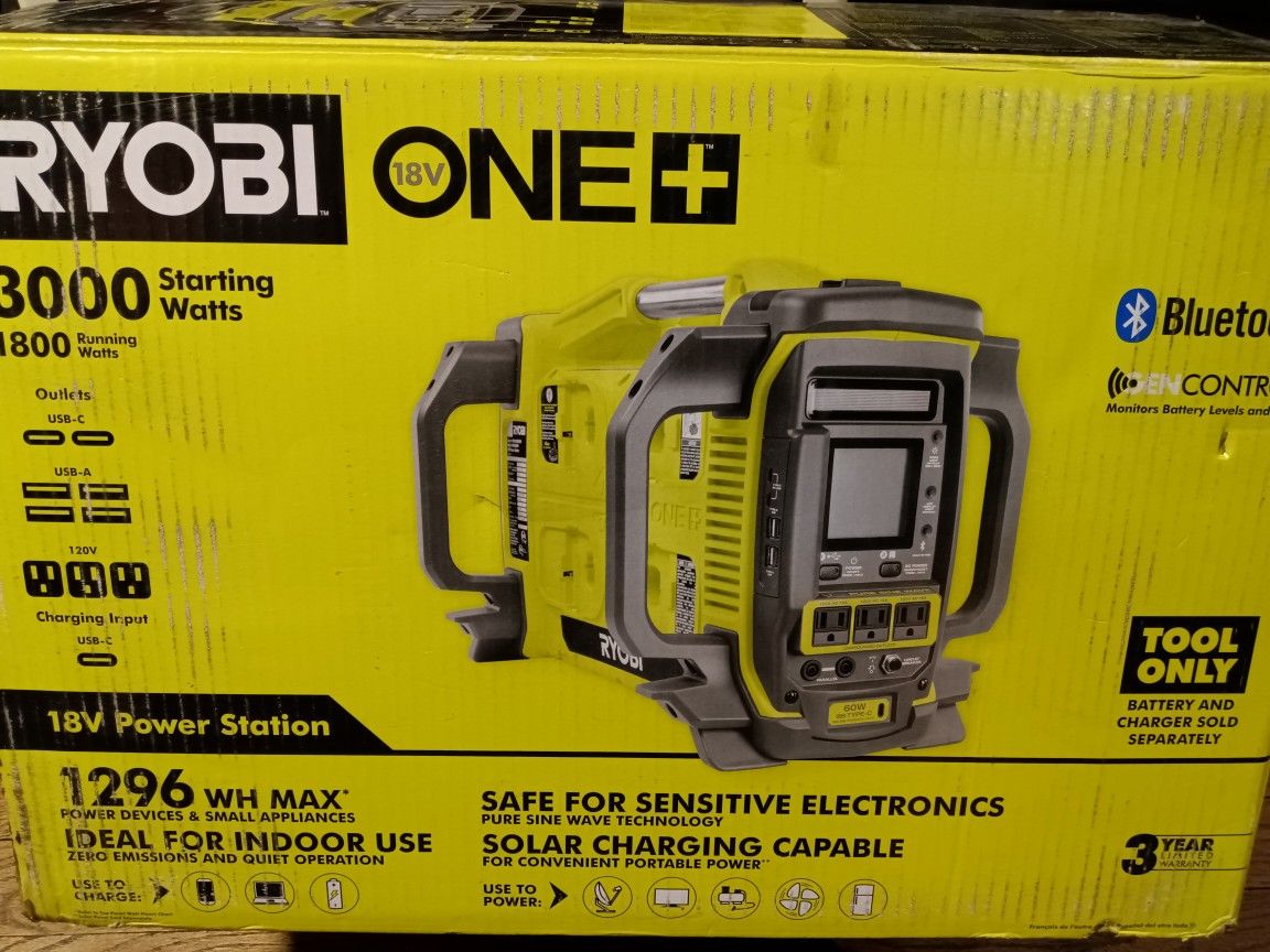Ryobi 18v Power Station