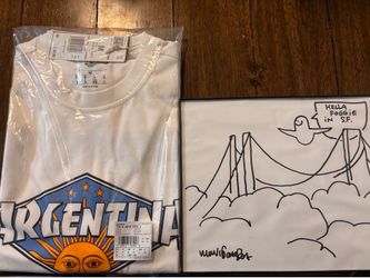Mark Gonzales art and Thrasher Adidas AFA shirt