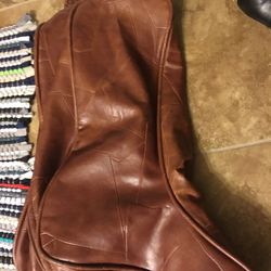 Leather Boot Bag