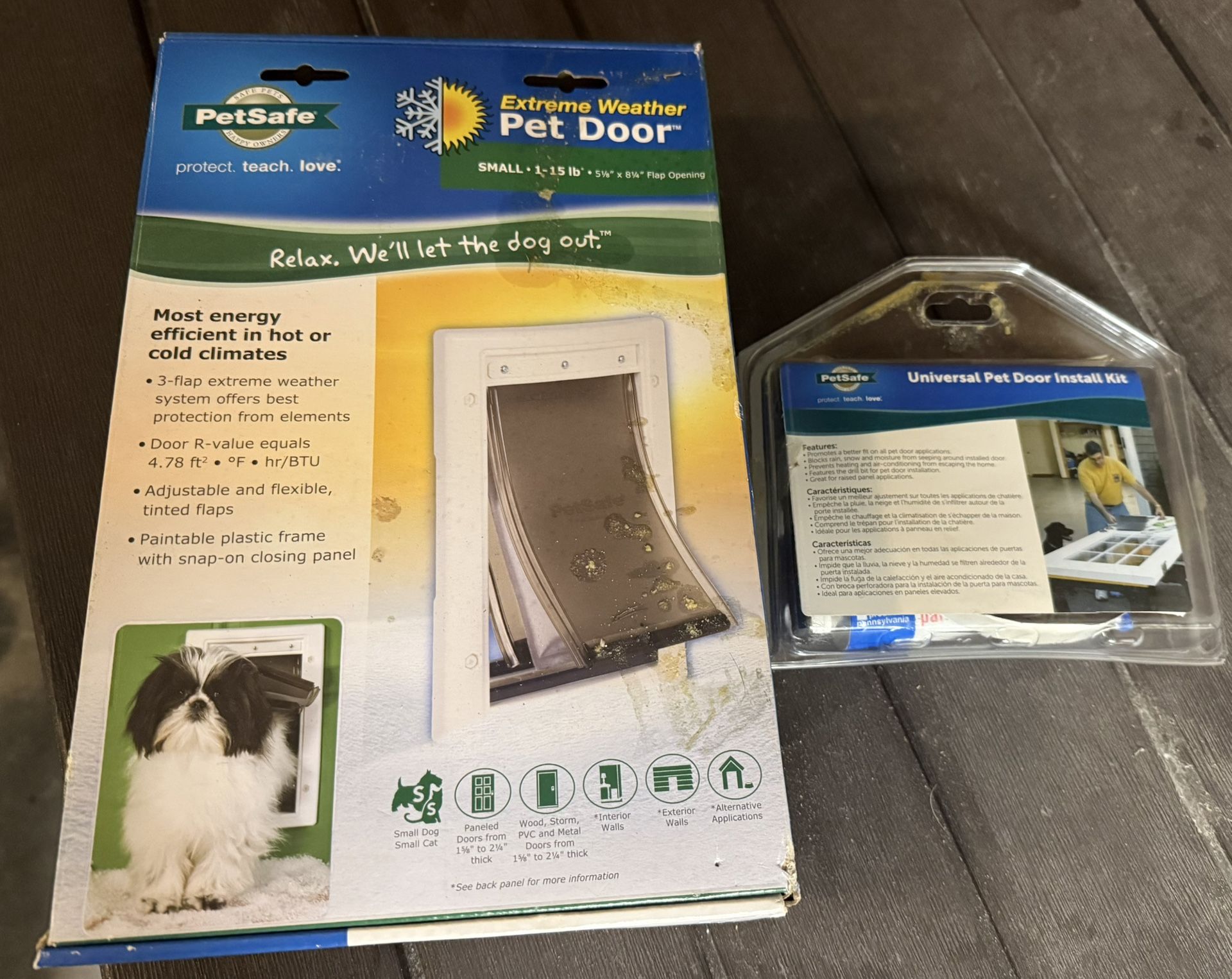 Pet Door And Install Kit