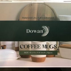 Dowan Coffee Mug Set 17oz Set Of 6
