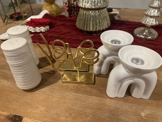 Candle Holder, Love Signs And Shakers