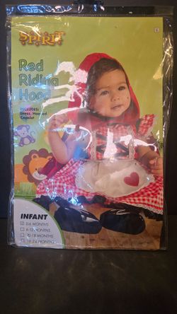 Spirit Red Riding Hood Infant Costume 0-6 Months