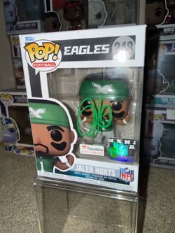 Jalen Hurts 248 Philadelphia Eagles Autographed Authentic Signed Funko Pop (Light Crease)