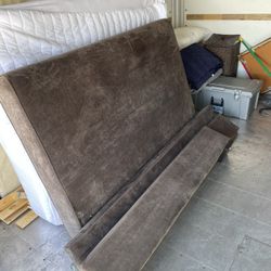 Queen Velvet Bed Frame And Headboard 