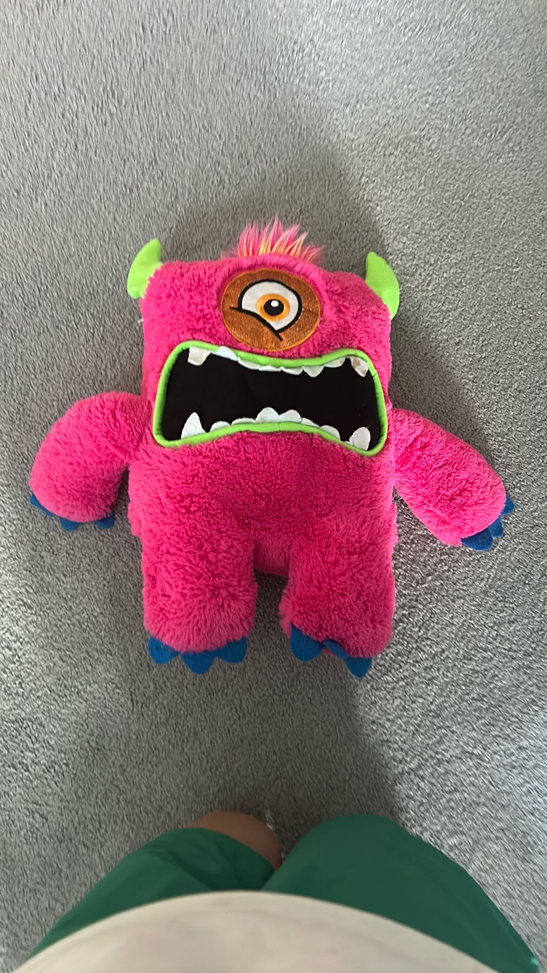 Pink Monster Stuffed Animal