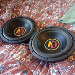 2 - Memphis M3 12 Inch Subwoofers - 2 ohm DVC