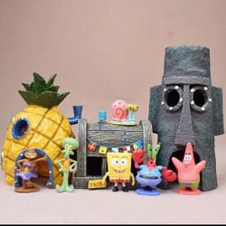 Fish Tank Decorations,House Ornament Kit,Aquarium Decor