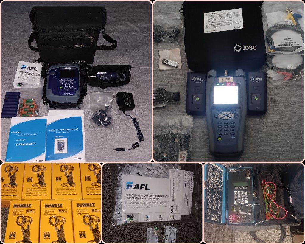 VIAVI AND JDSU FIBER OPTIC METERS (READ FULL DESCRIPTION)