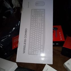 Wireless Computer Keyboard And Mouse Set  