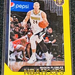 Mason Plumlee Yellow Parallel SP 2018-19 Hoops