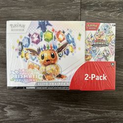 Pokémon Prismatic Evolutions 2-Pack Bundle