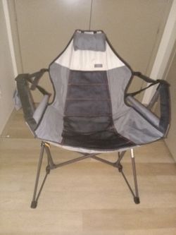Ozark mountain swinging hammock chair.