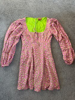 staud flowy dress