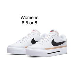 Nike court Legacy Lift Womens 6.5 And 8