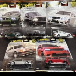 Hot Wheels Premium  Power Trip Set Of 5 Cars 