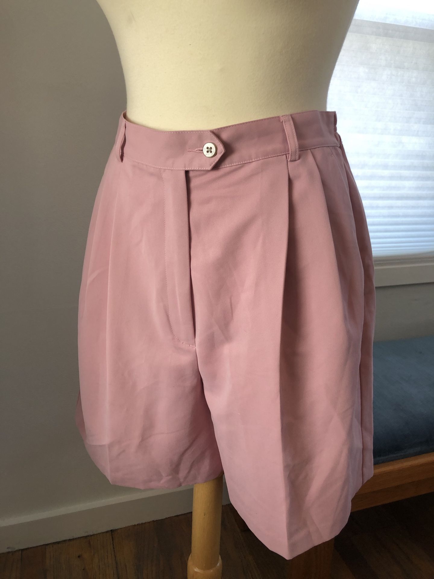 Lacoste Pink High Waste Vintage Shorts