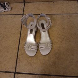 Kids Size 4 High Heels Open Toe Shoes