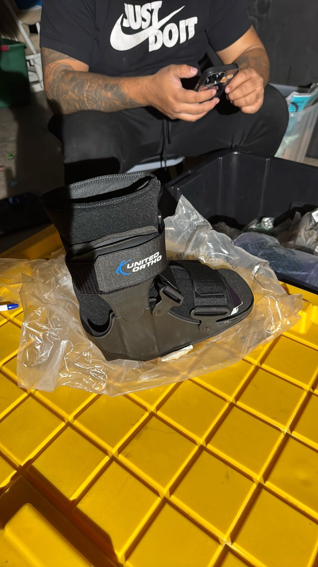 Small Medical Boot Sprain