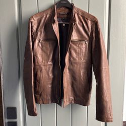 John Varvatos USA Moto Leather Jacket (M)