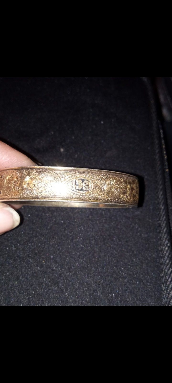 Vintage FM CO 12k Gold Filled Cuff Bracelet