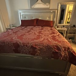 King Bed For Sale Including Matters Boxspring And Frame 