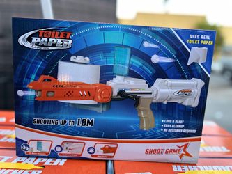 Brand new Toilet paper blaster / launcher
