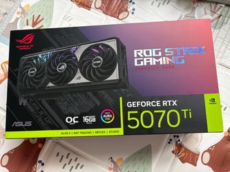 RTX 5070 TI ROG STRIX 16 GB (NEW)