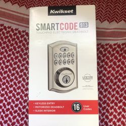 Kwikset SmartCode 913 Electronic Keypad Deadbolt Door Lock Satin Nickel NEW!