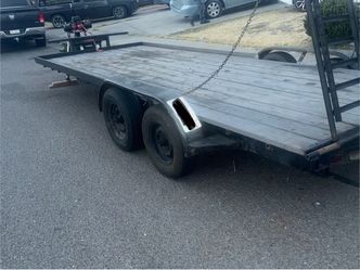 Flat bed trailer