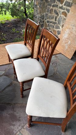 3 dining chairs
