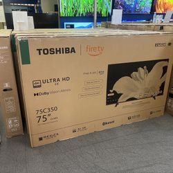 Toshiba 75” 4K FIRE TV 