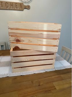 Wooden crates