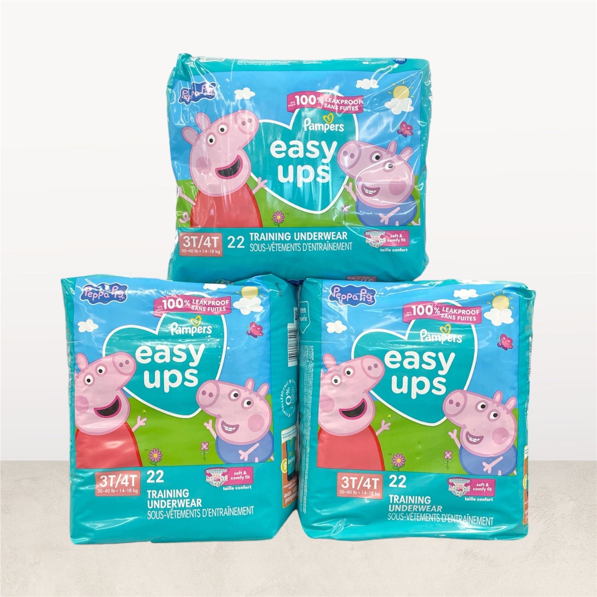 Pampers Easy Ups Diapers Girls 3T-4T