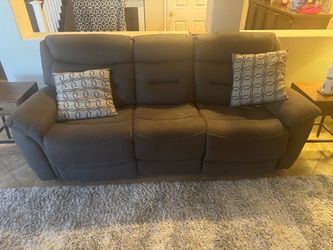 Brown Reclining Sofas with lumbar and headrest support