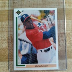 Michael Jordan Rookie Card 🐐🏀🤯⛽🚨🔥🧊💎💥 1991 Upper Deck Baseball Card $300 Pick Up $335 Shipped Through Cash App Or Pay Pal