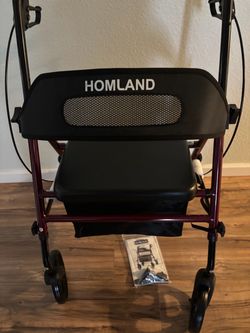 New Foldable Rollator Walker with Large 16” Seat