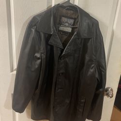 Leather Male Jacket XL