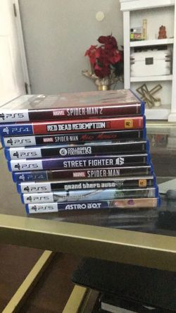 PS5 and PS4 games for sale. Message me for pricing.