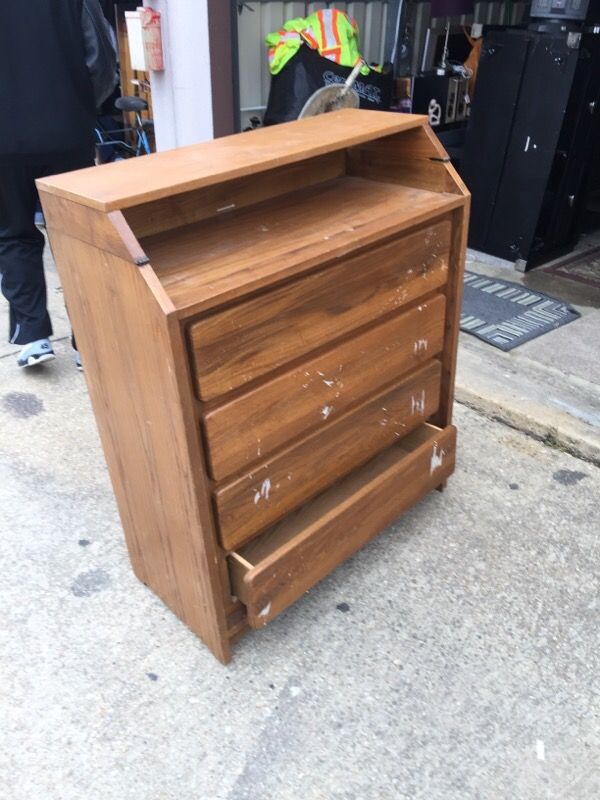 Vintage dresser w/ baby changing table