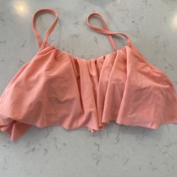 New Swimsuit Bikini Top, Cupshe Size XL, Pink, Coral, 
