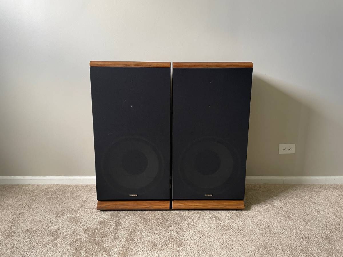 Fisher STV-887 3 Way Home Floor Standing Speakers