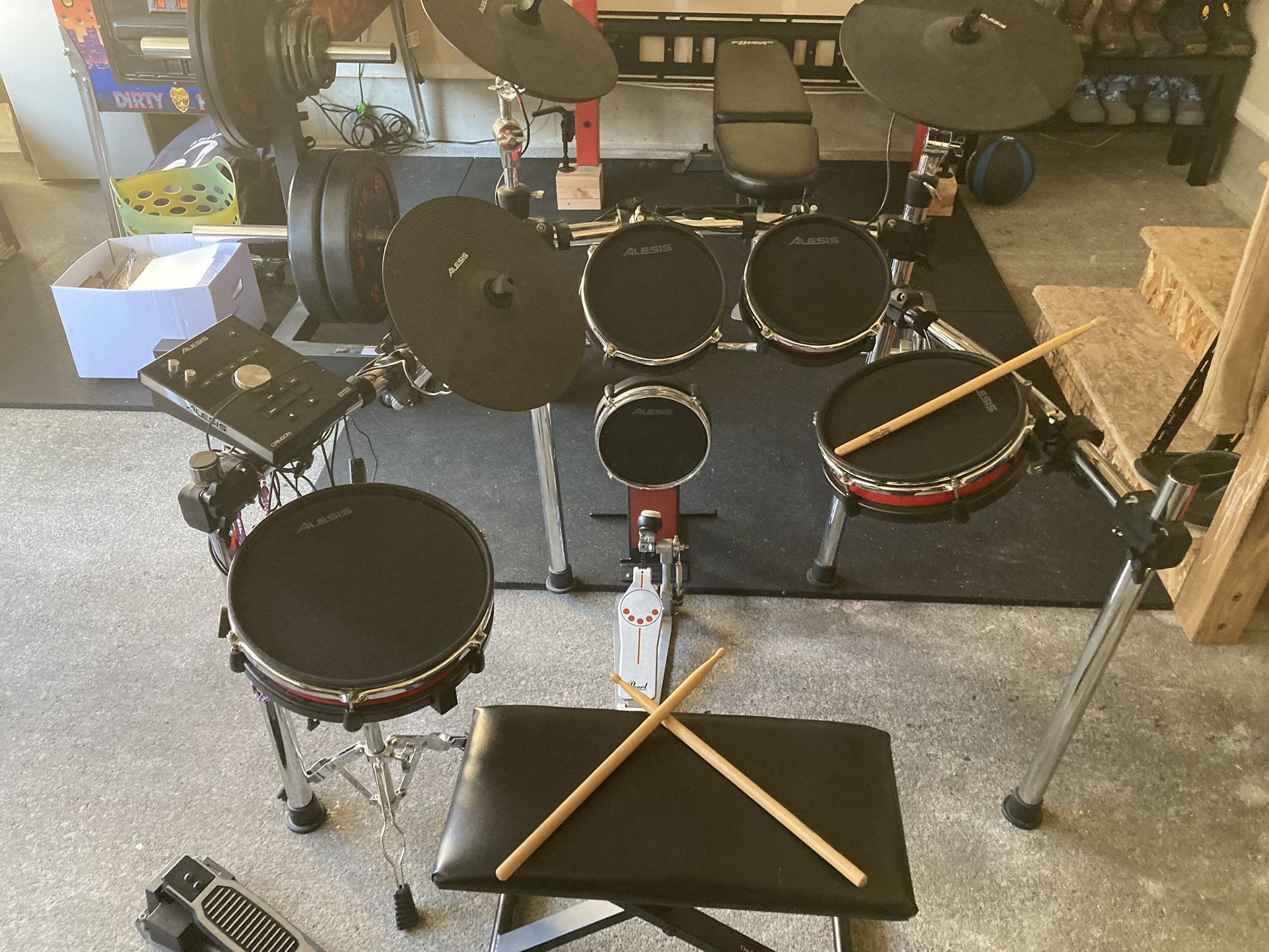 Alesis Crimson 5-piece Electronic Drum Set 