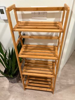 Wooden shelf