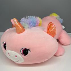 Unicorn Plush stuffed Animal 15" Greenbrier International - VGUC