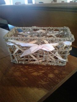 Cute Basket W/Pink Bow