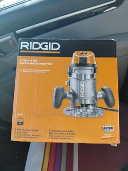 2hp Router 1/2" Ridgid Corded NEW