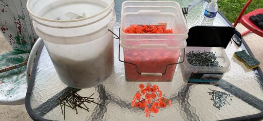 Roofing and framing nails all