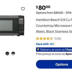 Hamilton Beach Microwave – Like New! 